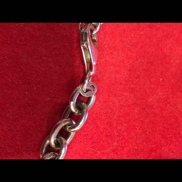 7 1/2” Sterling Silver Figaro Chain Bracelet - Picture 13 of 16